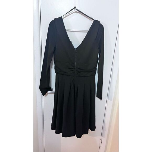 PINK TARTAN VERSAILLES VOGUE BLACK DRESS WOMENS SIZE M NEW ($395) - Picture 11 of 14